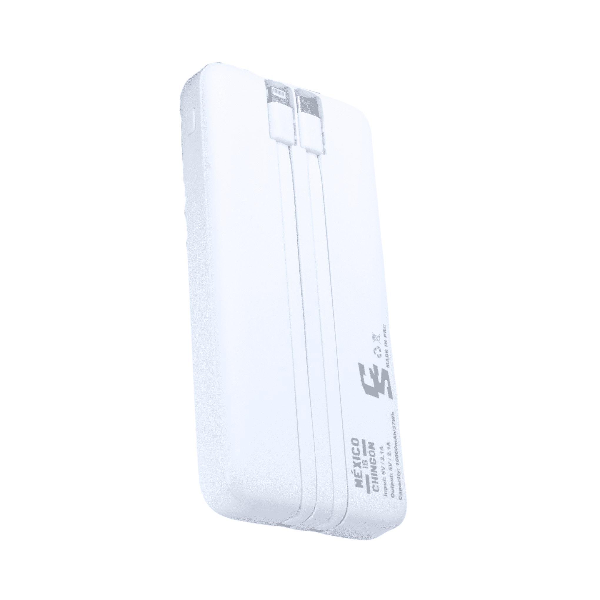 POWERBANK 10,000 BLANCA CYBERSHOP - IP/TC MQ-P226B - Imagen 4